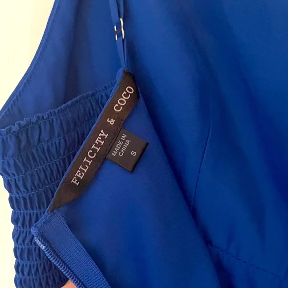 Felicity & Coco blue maxi dress sz s - Picture 7 of 9